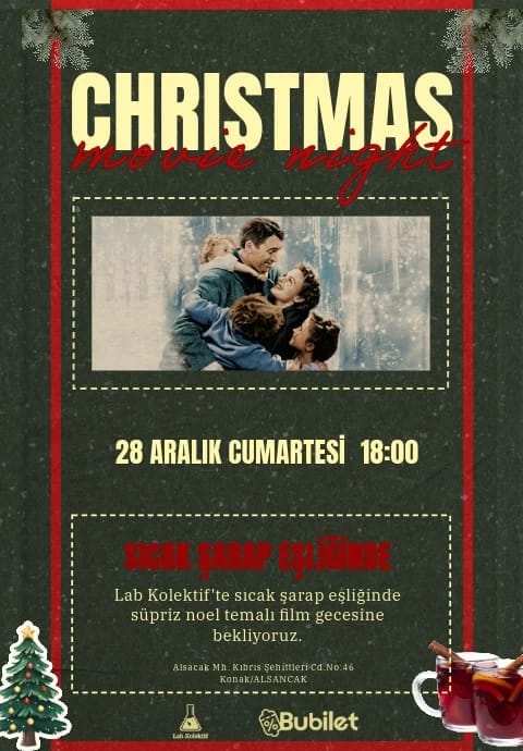 Christmas Movie Night + Sıcak Kırmızı İçecek