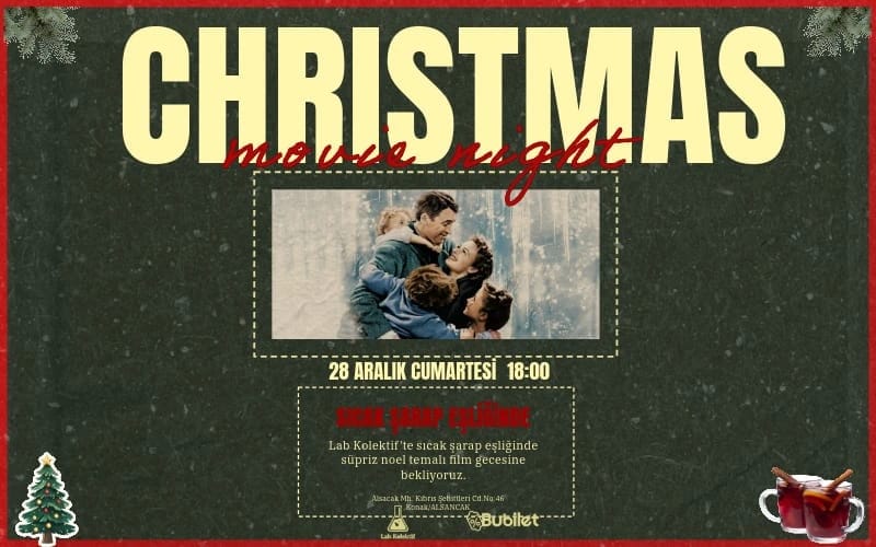 Christmas Movie Night + Sıcak Kırmızı İçecek