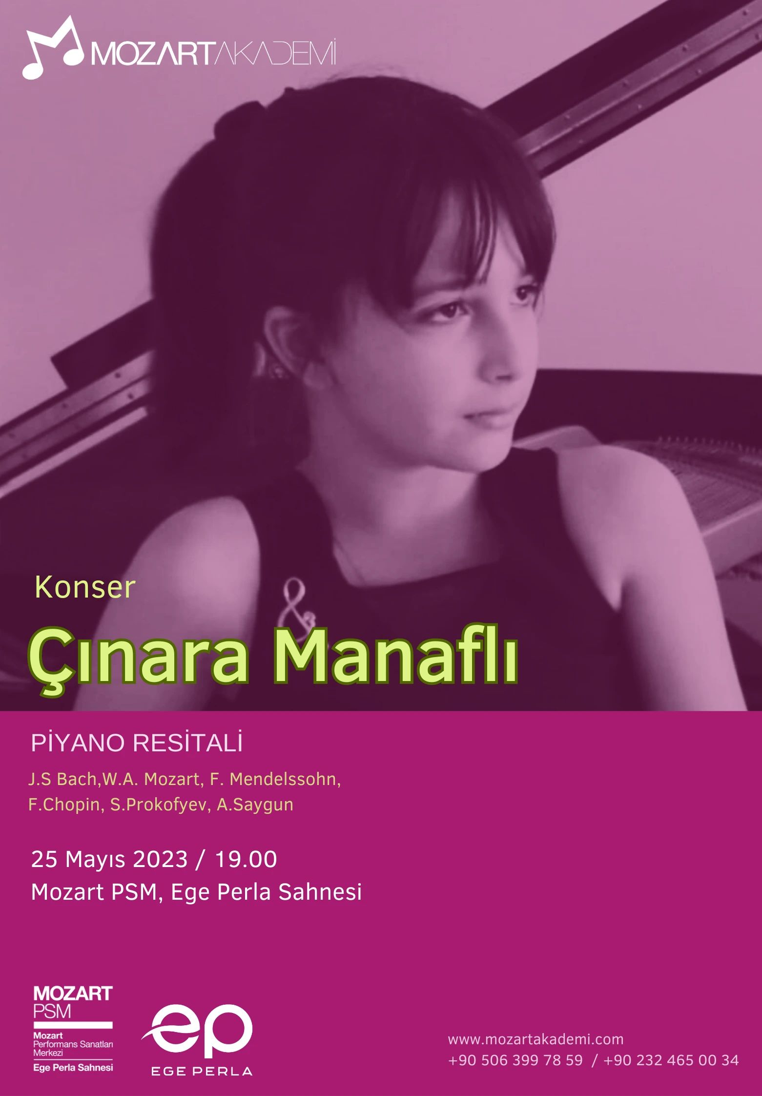 Çınara Manaflı Piyano Resitali