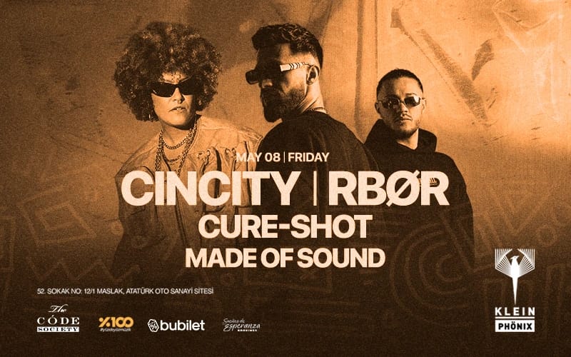 Cincity + RBØR + Cure-Shot + Made of Sound I Klein Phönix