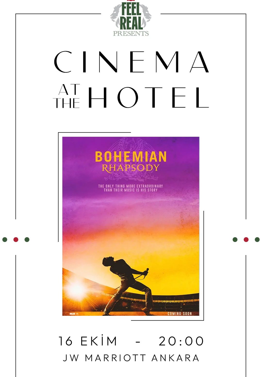 Cinema At The Hotel- Bohemian Rhapsody
