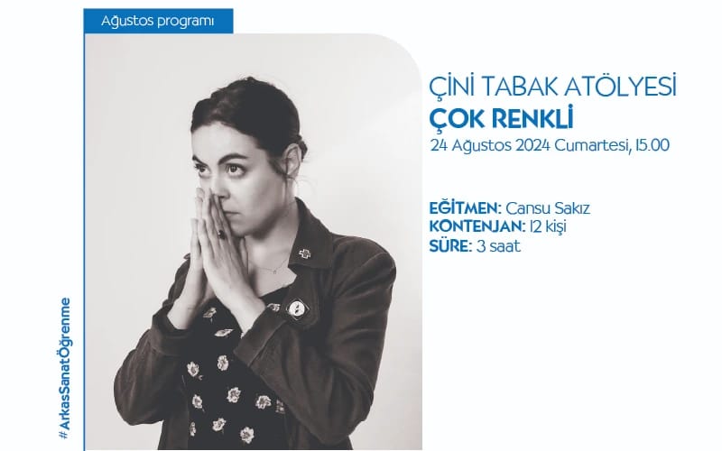 Çini Tabak Atölyesi (Çok Renkli)