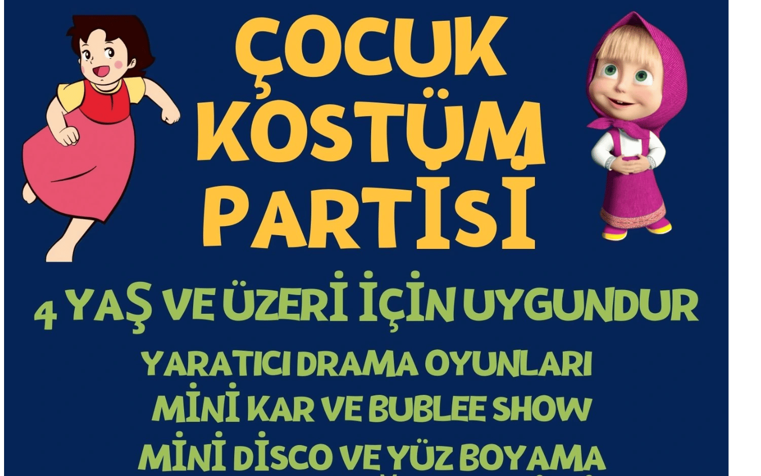Çocuk Kostüm Partisi