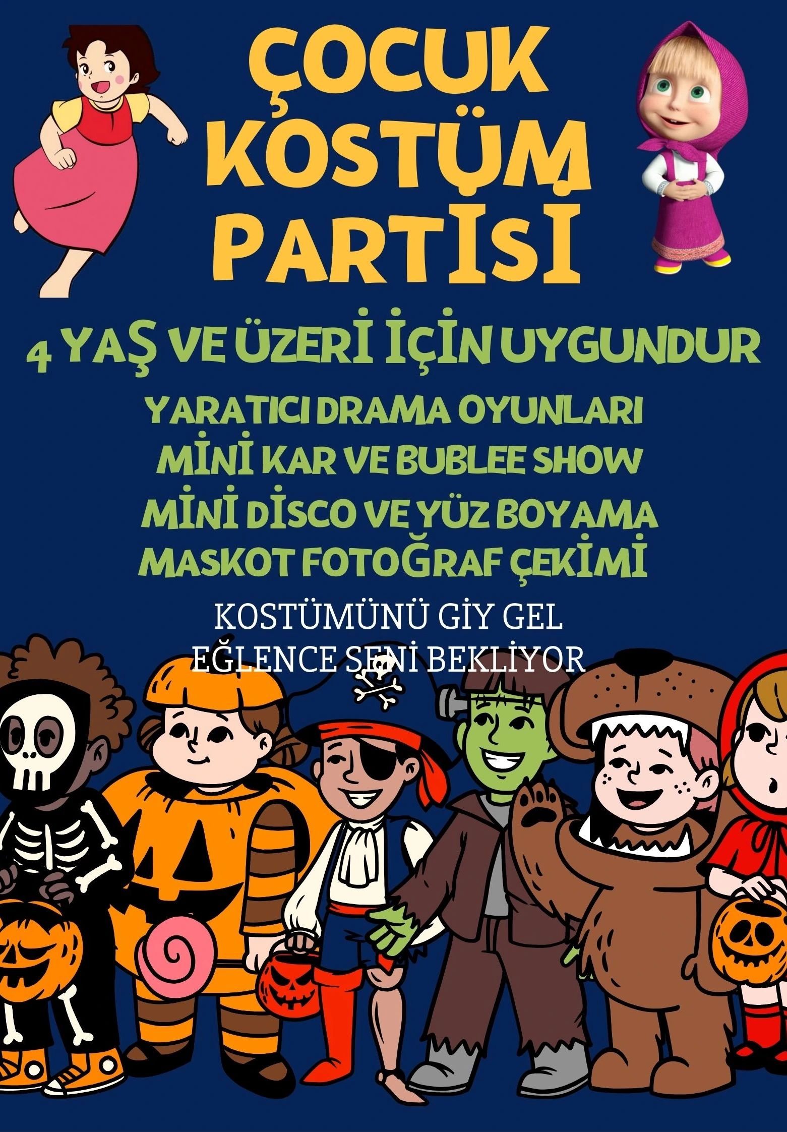 Çocuk Kostüm Partisi