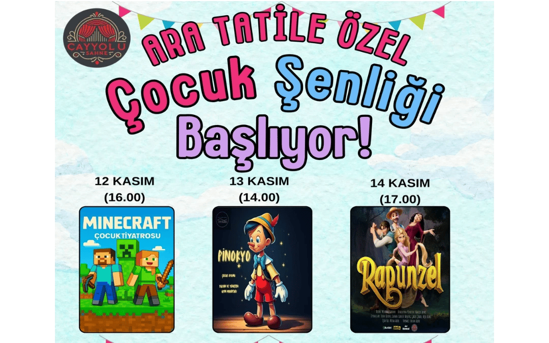 Çocuk Tiyatro Şenliği poster