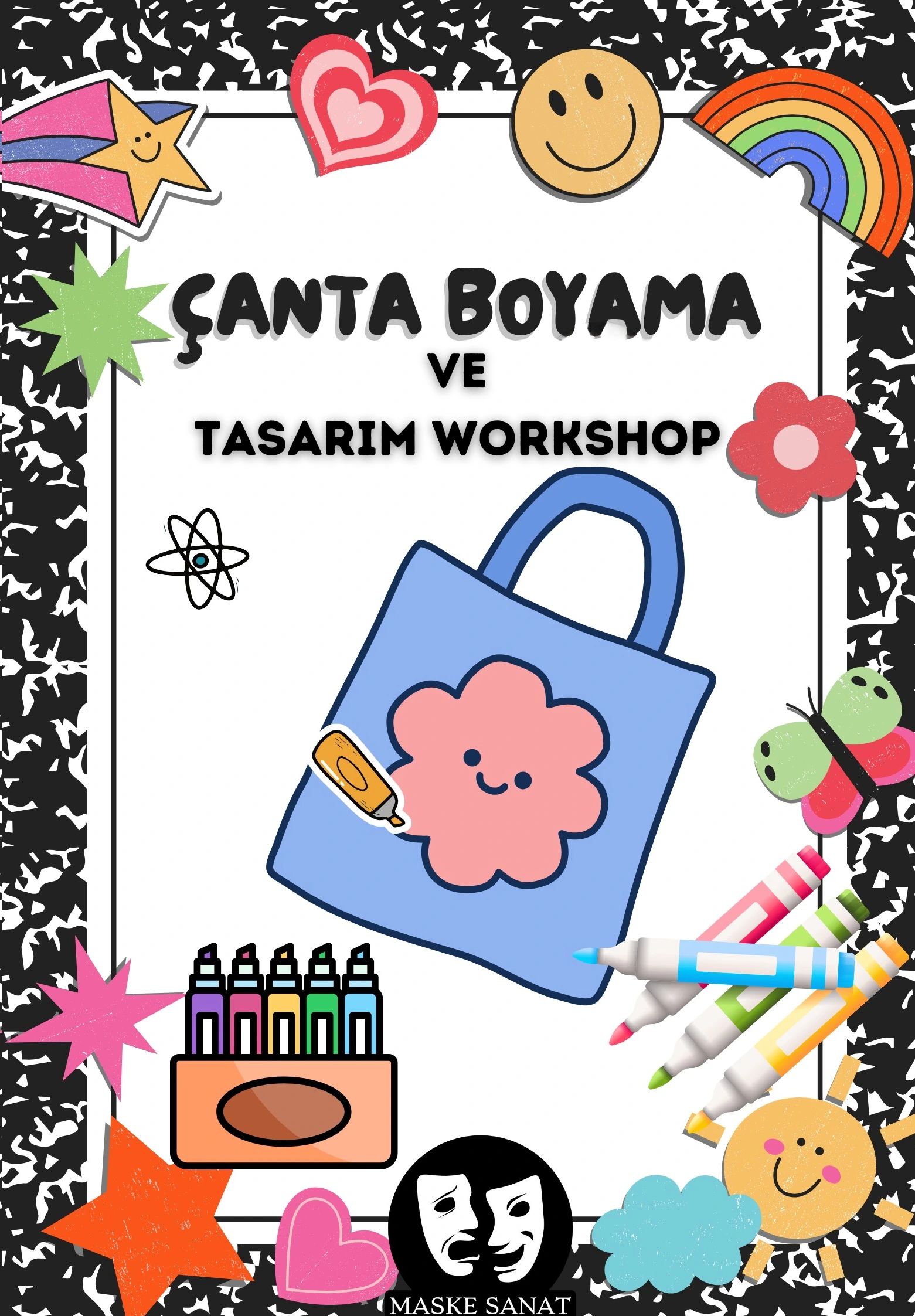 Çocuklar İçin Çanta Tasarım  ve  Boyama Workshop