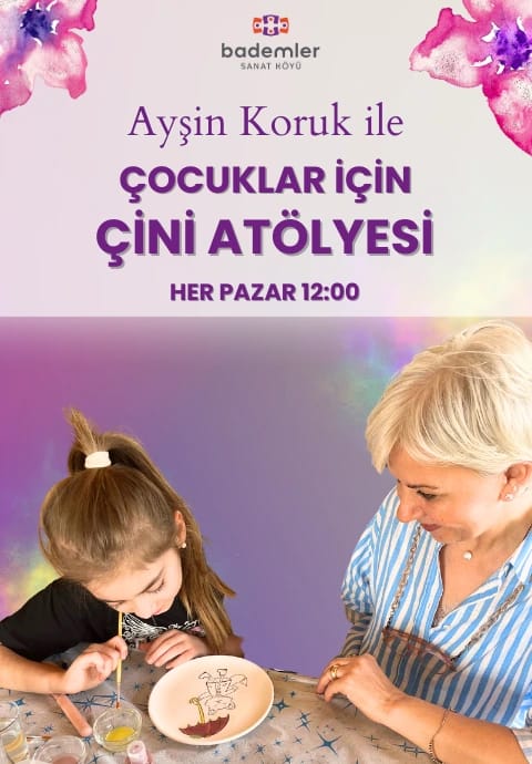 Çocuklar İçin Çini Atölyesi 