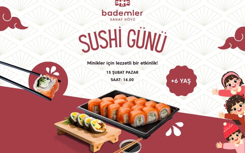 Çocuklar İçin Sushi Yapım Etkinliği