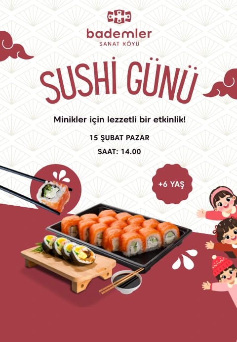 Çocuklar İçin Sushi Yapım Etkinliği