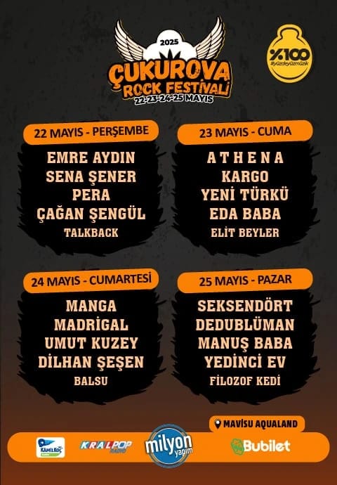 Çukurova Rock Festivali 2025