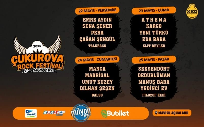 Çukurova Rock Festivali 2025