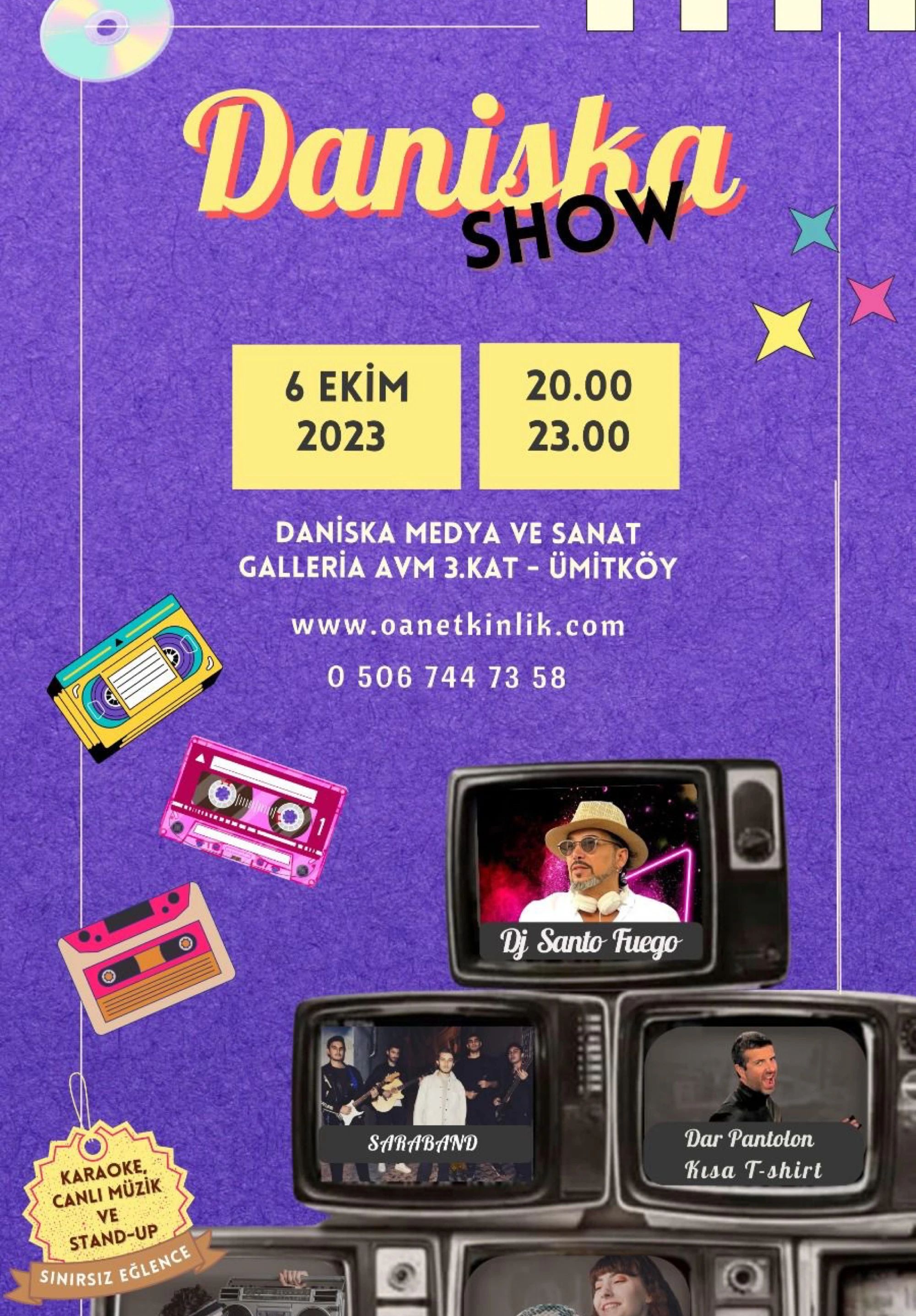 Daniska Show – Karaoke + Stand-up