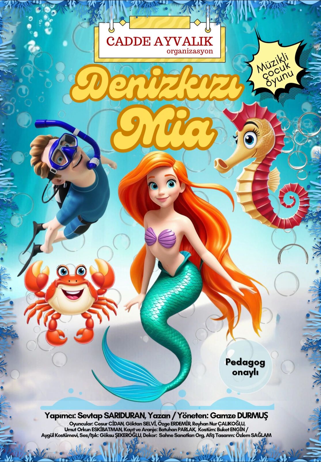 Denizkızı Mia Müzikli Çocuk Tiyatrosu