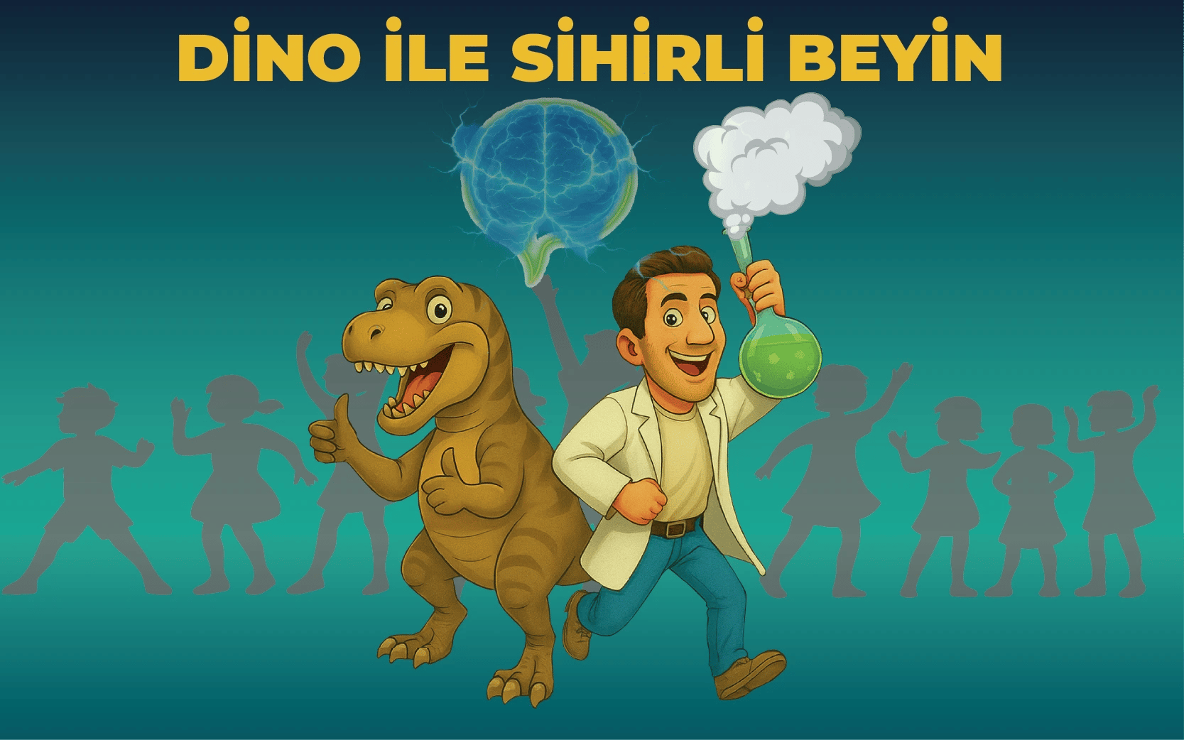 Dino İle Sihirli Beyin poster
