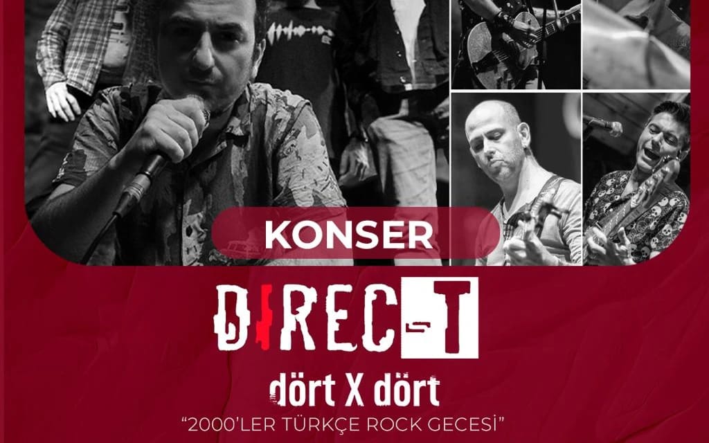 Direc-T - Dört X Dört 2000’ler Türkçe Rock Gecesi poster