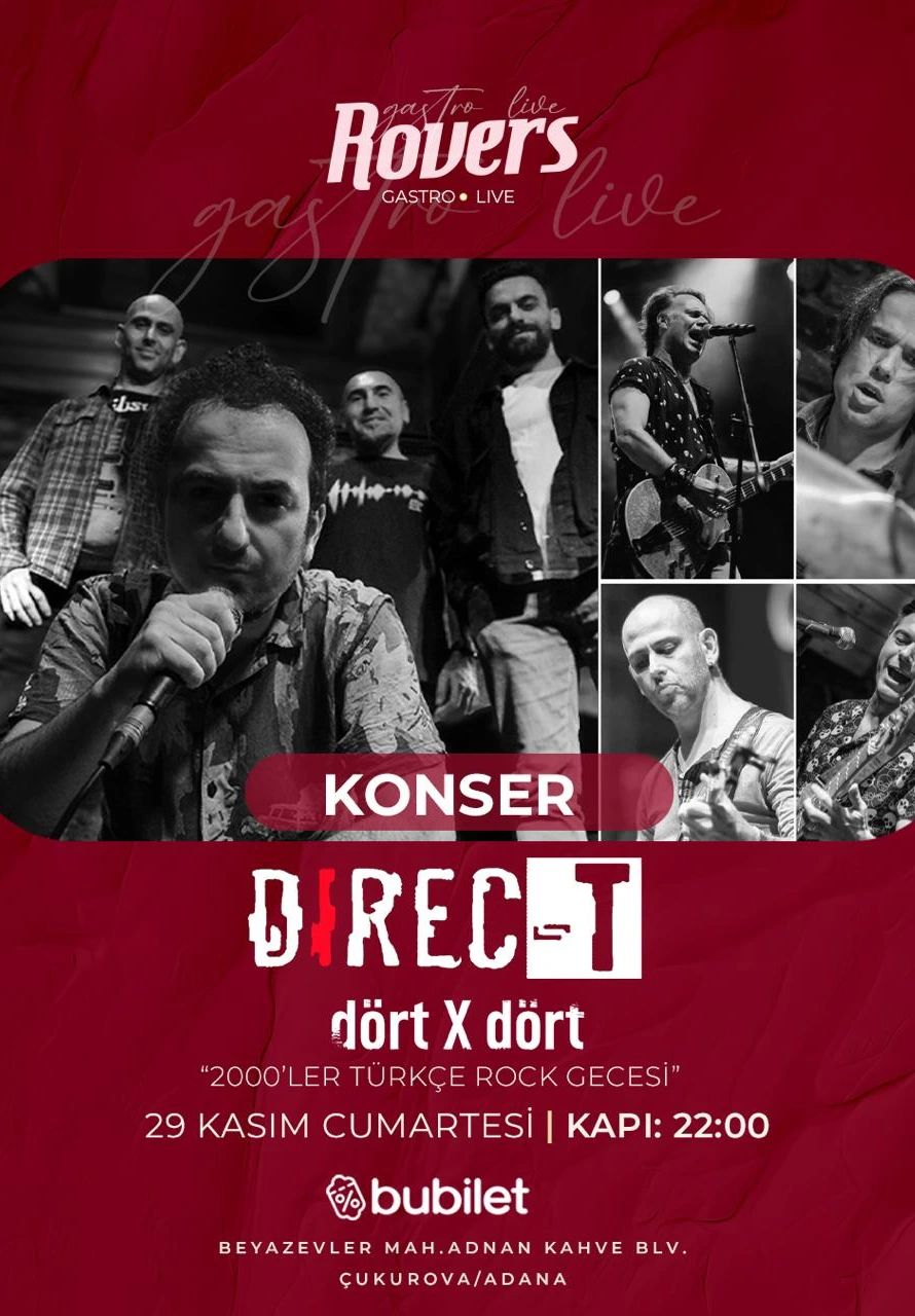 Direc-T - Dört X Dört 2000’ler Türkçe Rock Gecesi