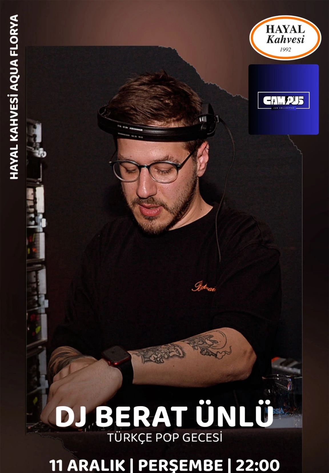 DJ Berat Ünlü ile Türkçe Pop Gecesi