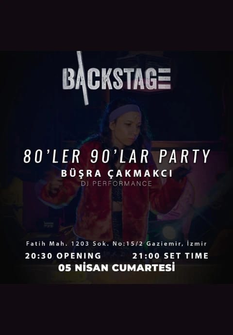 DJ Büşra Çakmakcı - 80'ler 90'lar Party