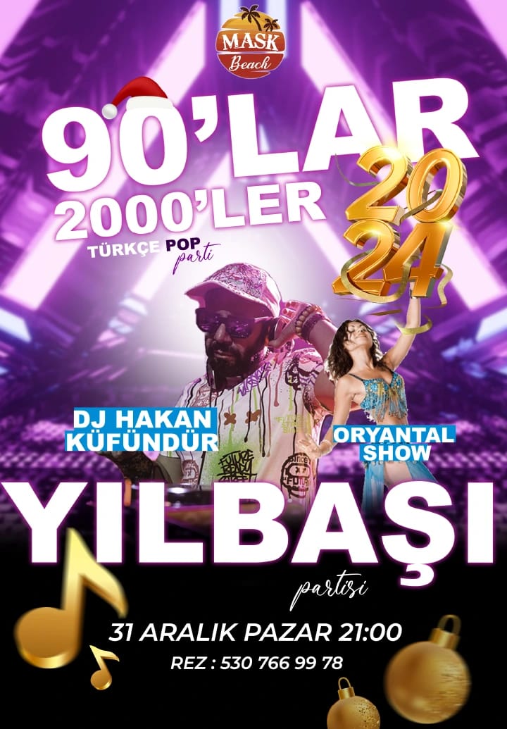 Dj Hakan Küfündür 90’lar 2000’ler Pop Yılbaşı Partisi