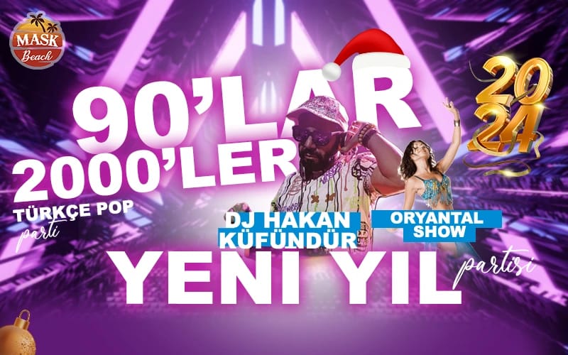 Dj Hakan Küfündür 90’lar 2000’ler Pop Yılbaşı Partisi
