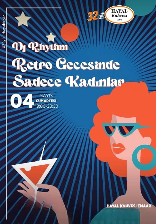 Dj Rhythm -Retro Gecesinde Kadınlar