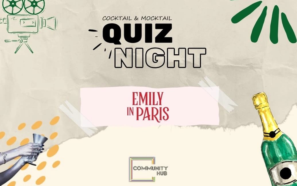 Emily in Paris Quiz Night poster