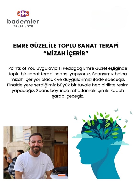 Emre Güzel ile Toplu Sanat Terapi "Mizah İçerir!"