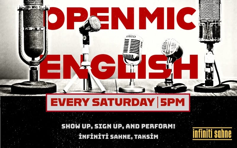 English Stand up Taksim Comedy Open Mic