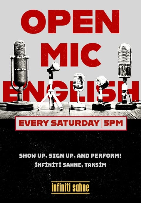 English Stand up Taksim Comedy Open Mic