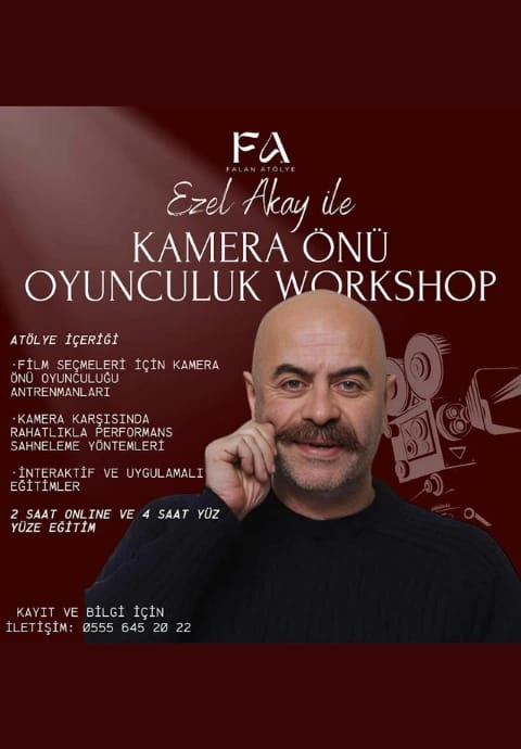 Ezel Akay ile Kamera Önü Oyunculuk Workshop
