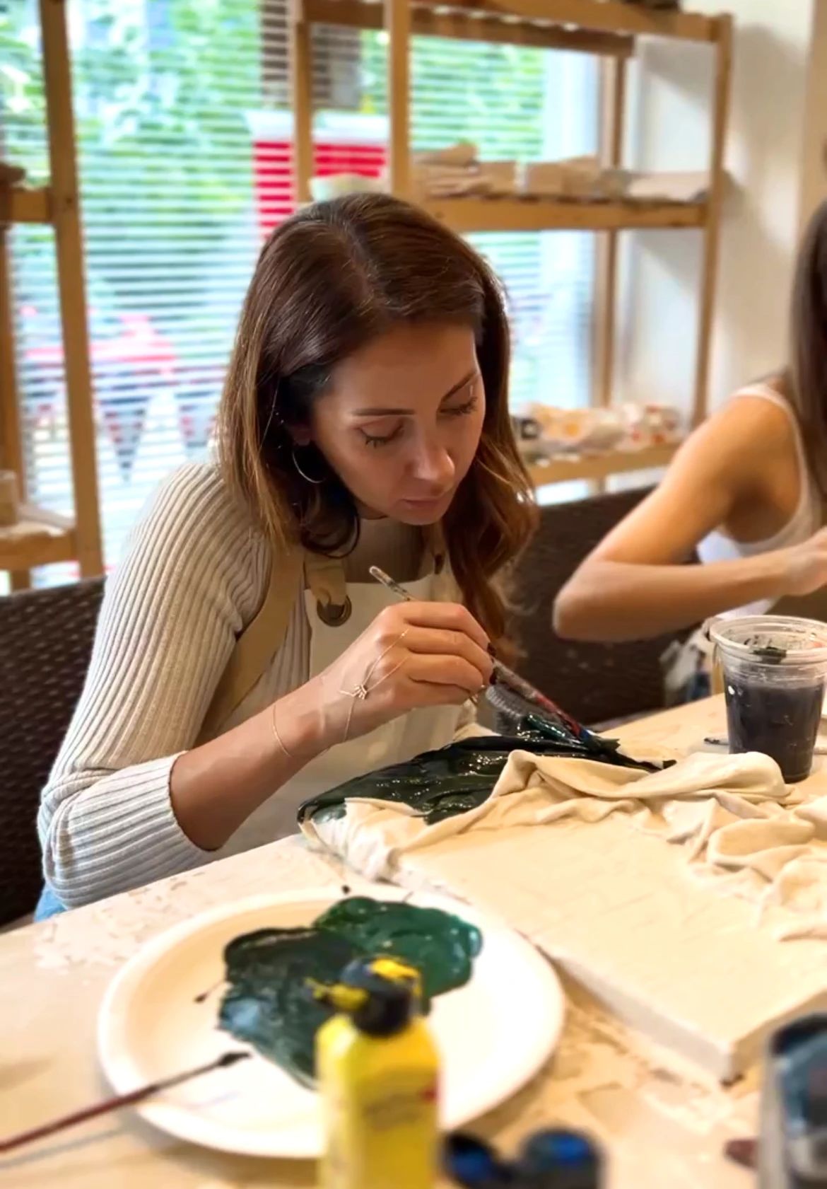 Texture Art (Fabric) - Dokulu Tablo Workshop