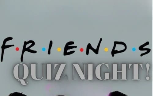 Friends Quiz Night poster