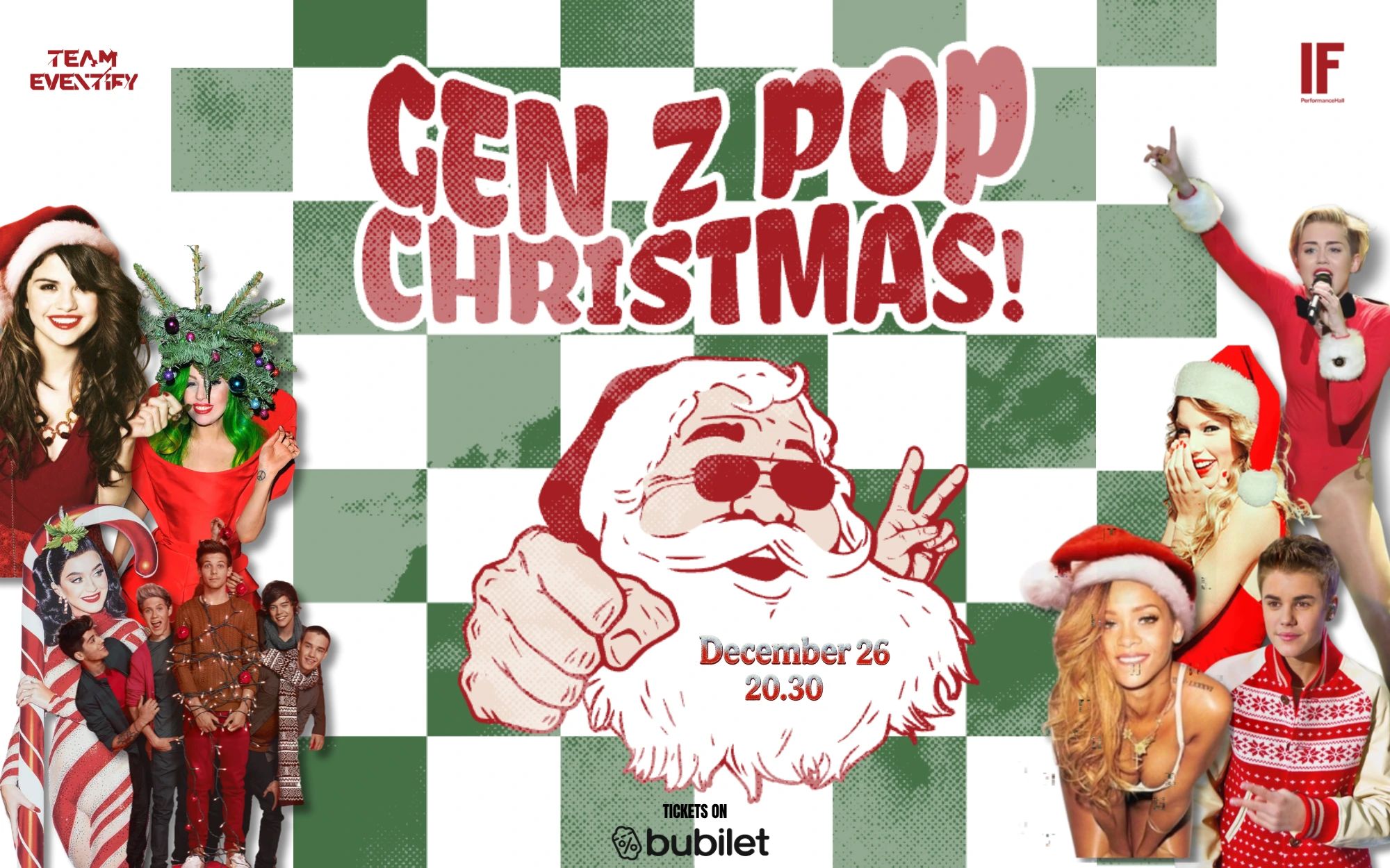 GEN Z Pop Christmas Party poster