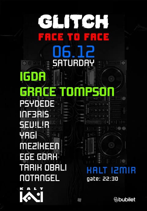 GLITCH PRESENTS: Berlin Ruhuyla İzmir’de İlk Kez F2F Konsepti