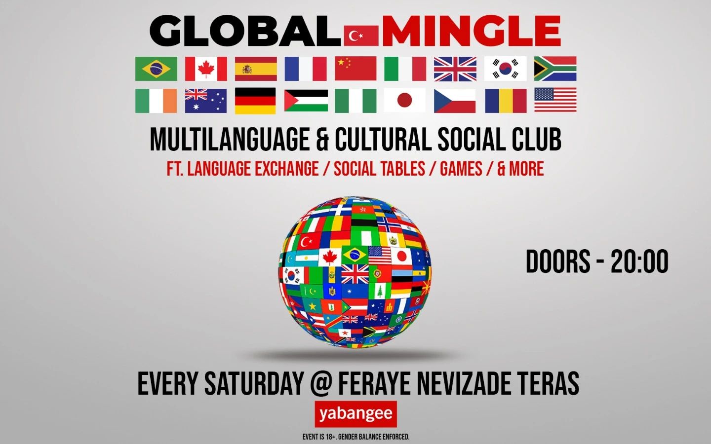 Global Mingle: Multilanguage & Cultural Social Club