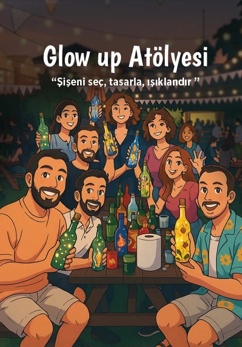 Glow Up – Şişe Boyama & Gece Lambası Atölyesi