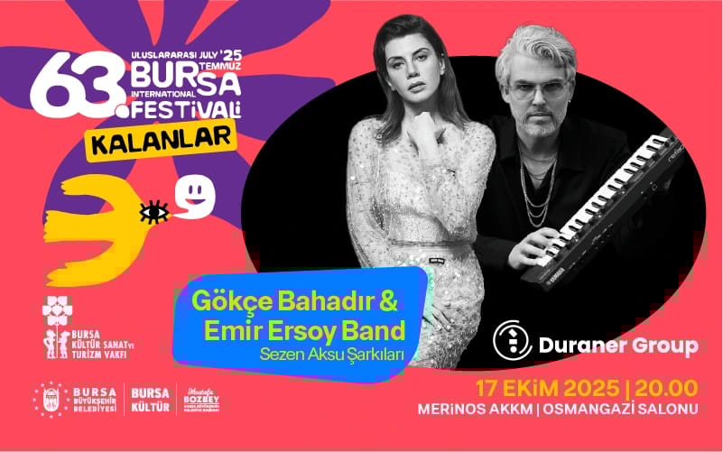 Gökçe Bahadır & Emir Ersoy Band Sezen Aksu Şarkıları - 63. Uluslararası Bursa Festivali