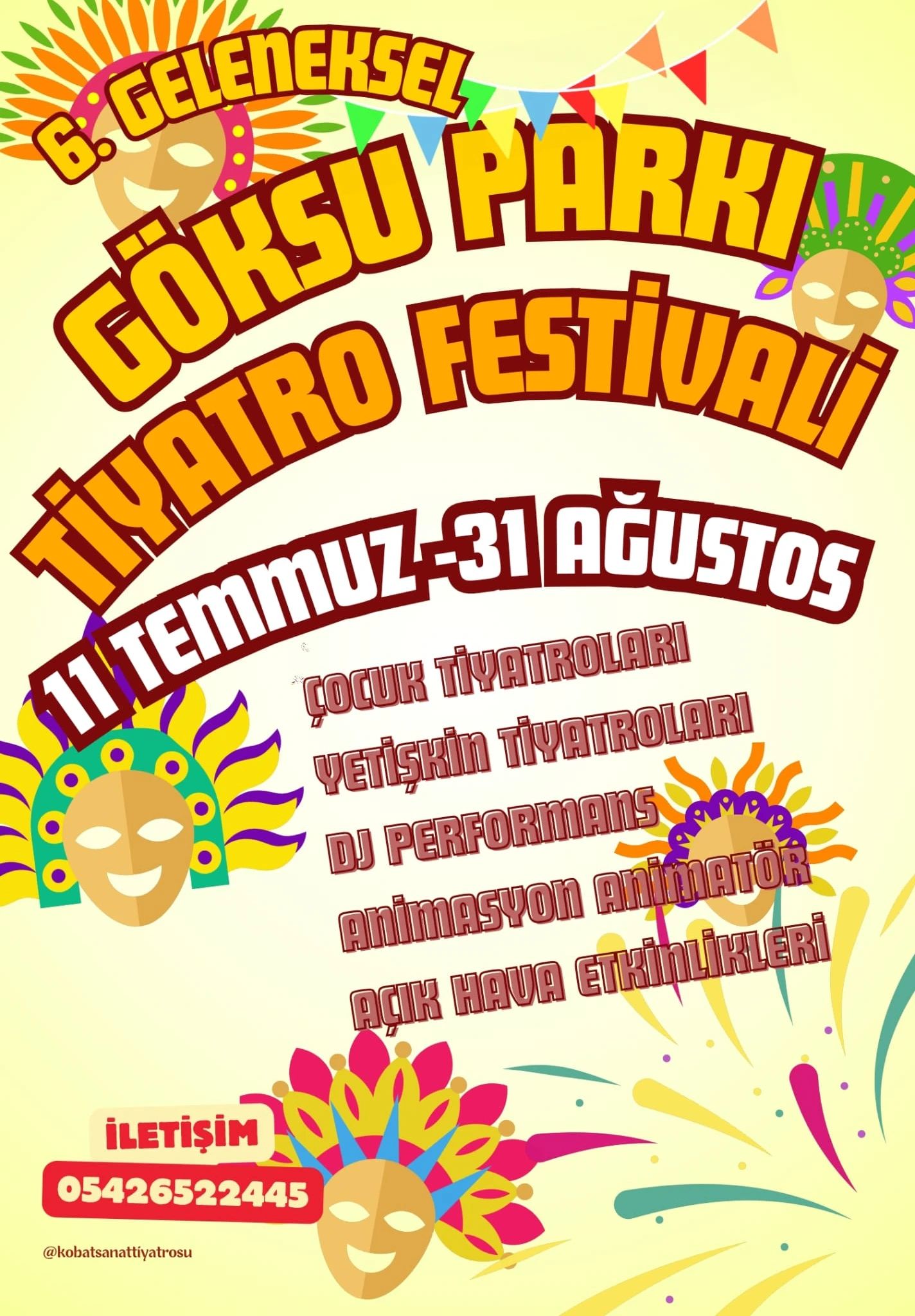 6.Geleneksel Göksu Parkı Tiyatro Festivali