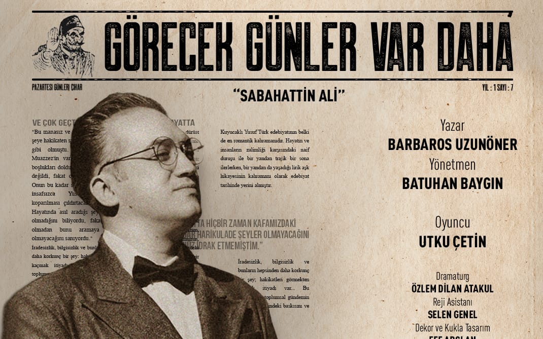 Görecek Günler Var Daha- Sabahattin Ali poster
