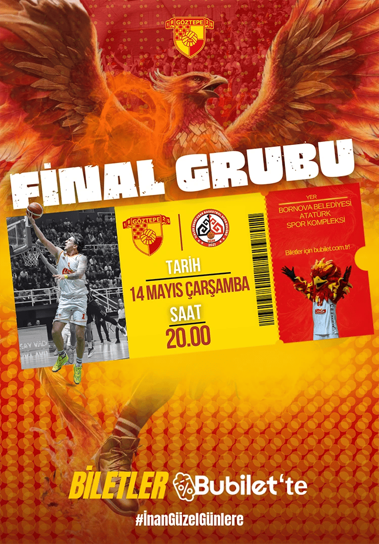 Göztepe - Ada Yem Uşak Basketbol Müsabakası