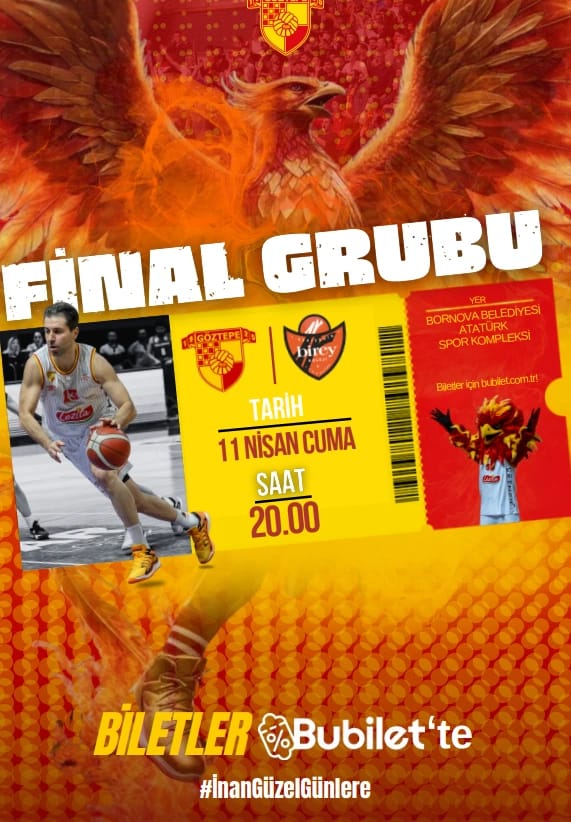 Göztepe - Eskişehir Birey Koleji Basketbol Müsabakası