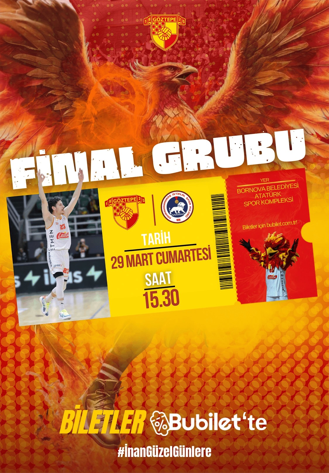 Göztepe - Kahramanmaraş İstiklal Basketbol Müsabakası