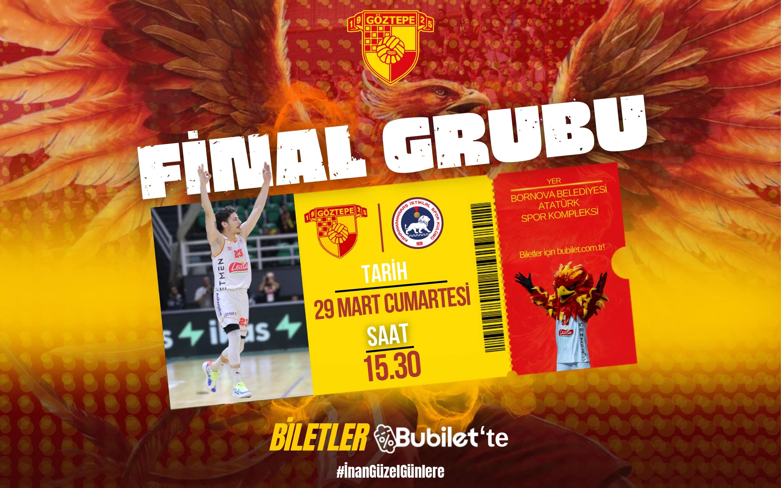 Göztepe - Kahramanmaraş İstiklal Basketbol Müsabakası