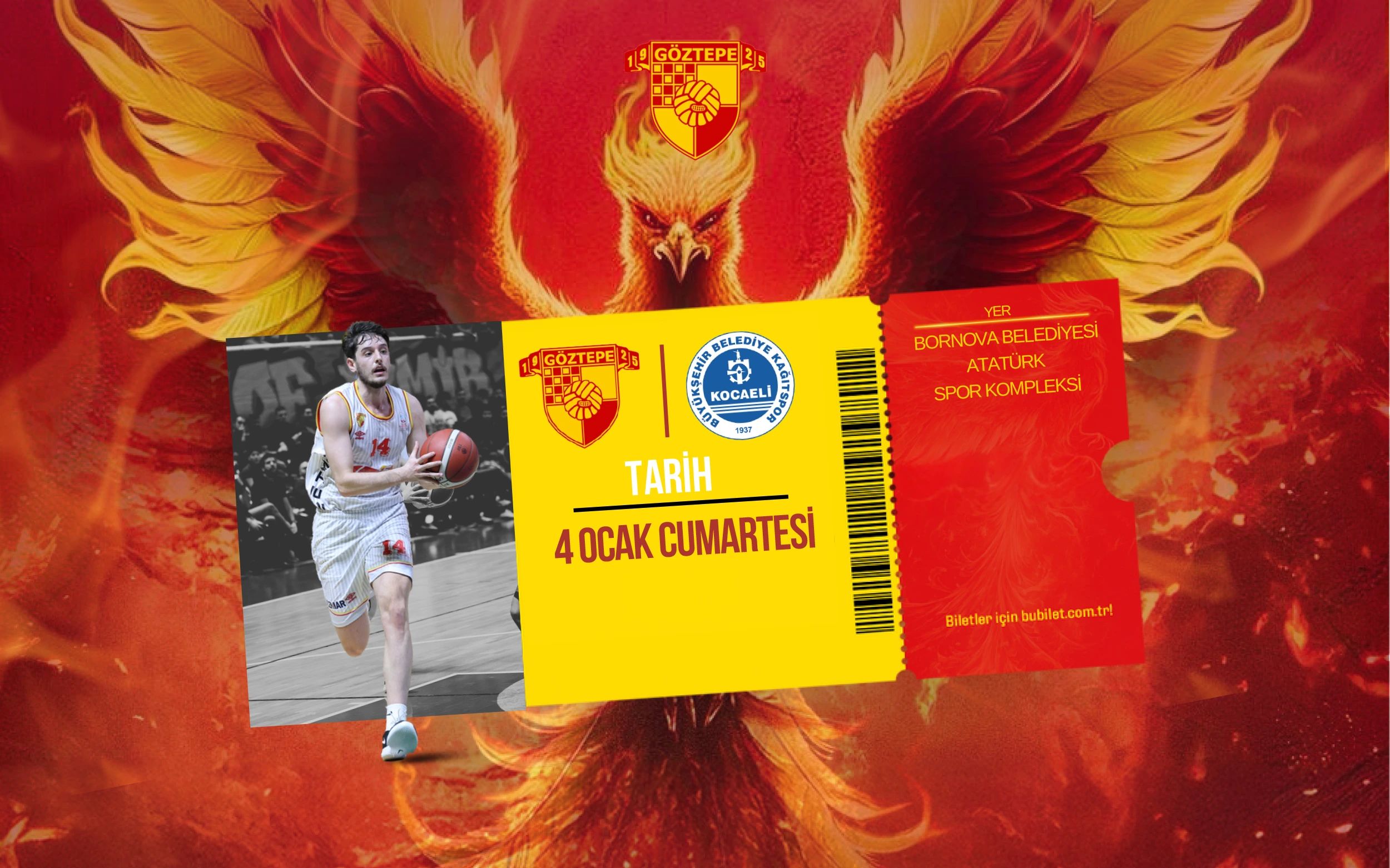 Göztepe - Kocaeli Büyükşehir Belediye Kağıtspor Basketbol Müsabakası
