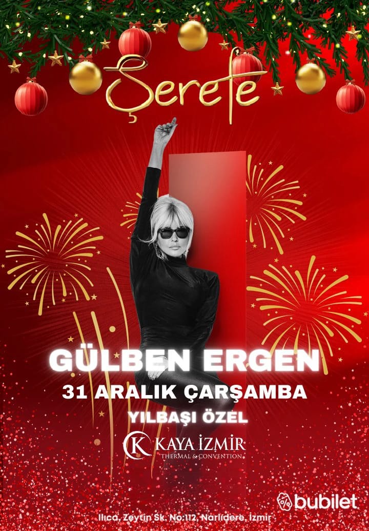 Gülben Ergen Yılbaşı Yemekli Gala Gecesi