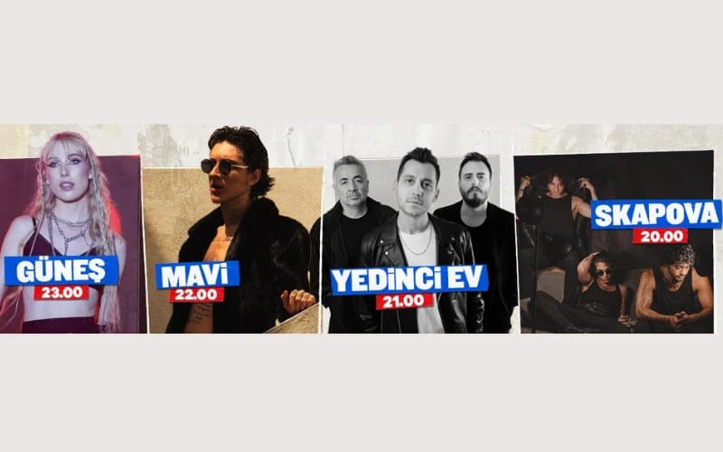 Güneş - Mavi - Yedinci Ev - Skapova - İstanbul Festivali