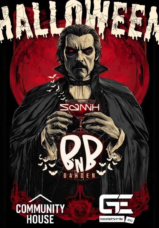 HALLOWEEN NIGHT BNB GARDEN