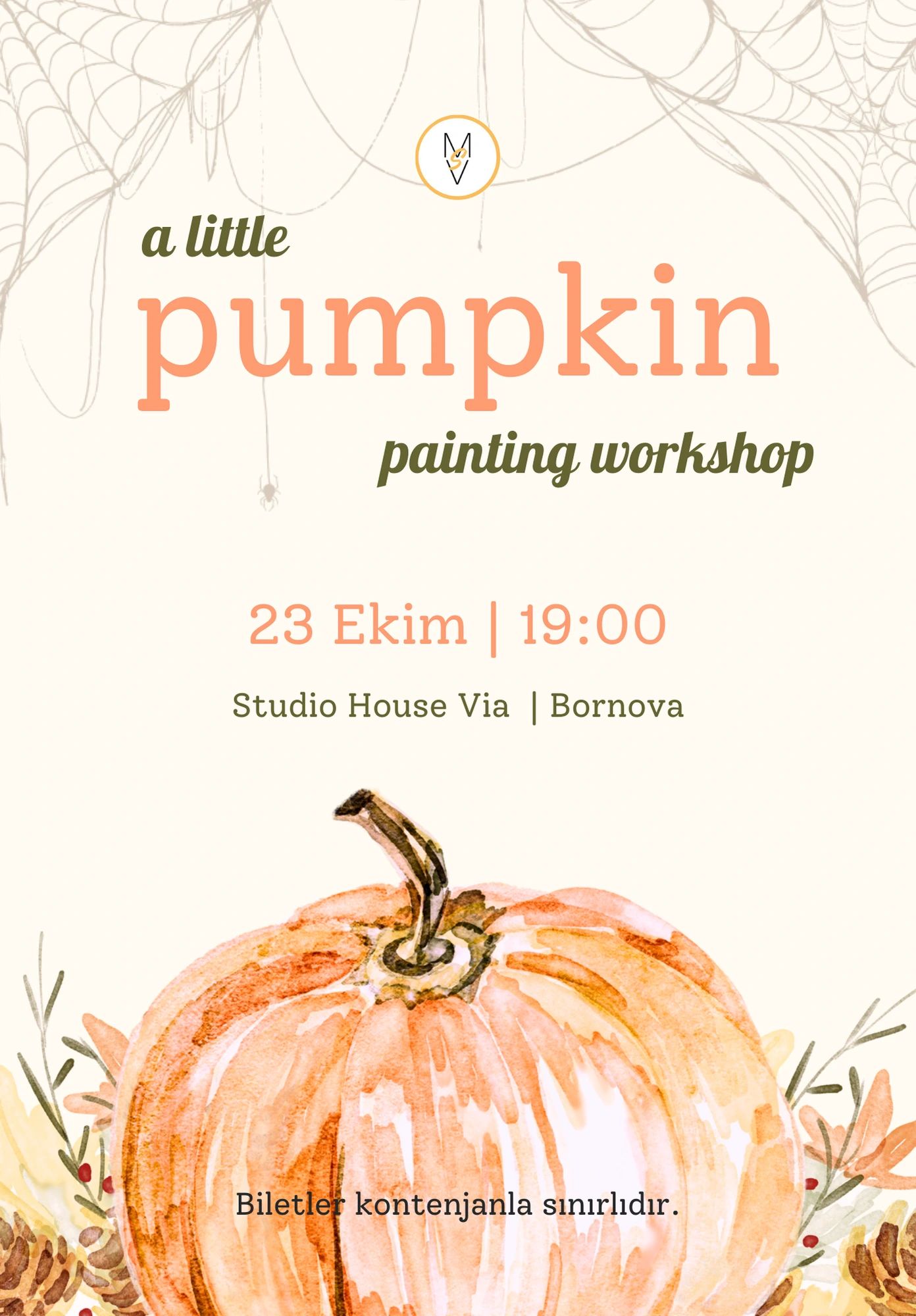 Halloween Özel | A Little Pumpkin Painting Workshop