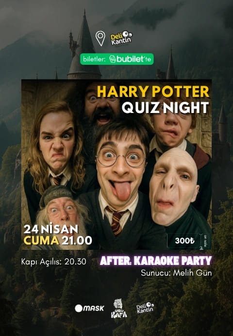 Harry Potter Quiz Night- After Karaoke Party