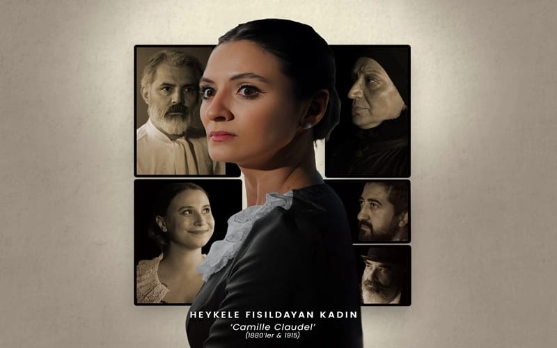 Heykele Fısıldayan Kadın  poster
